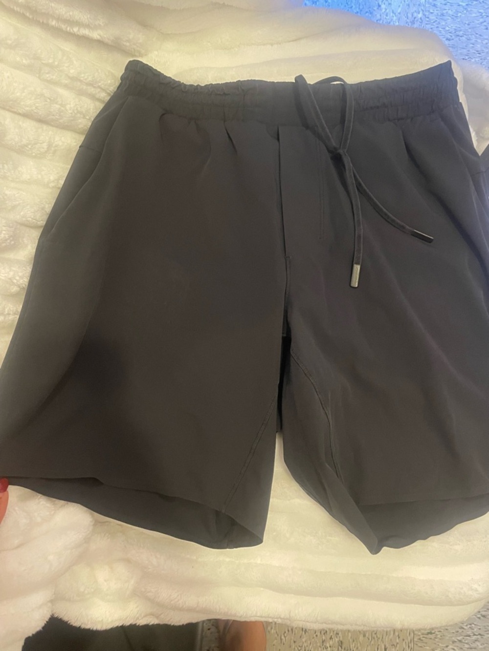 Lululemon Men's Black Drawstring Athletic Shorts